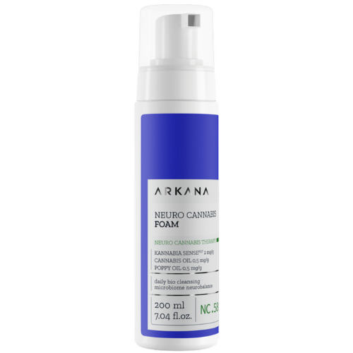 ARKANA Neuro Cannabis Therapy Pianka oczyszczająca do twarzy 200ml